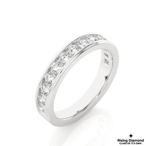 0.32 CTW FG/VS Round Cut Lab Grown Diamond Wedding Band