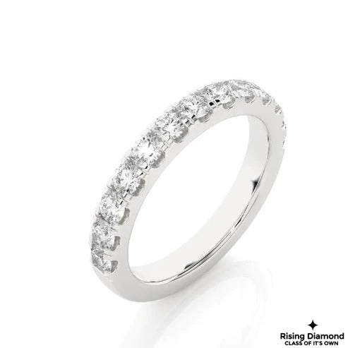 0.50 CTW Round Cut FG/VS Lab Grown Diamond Eternity Band