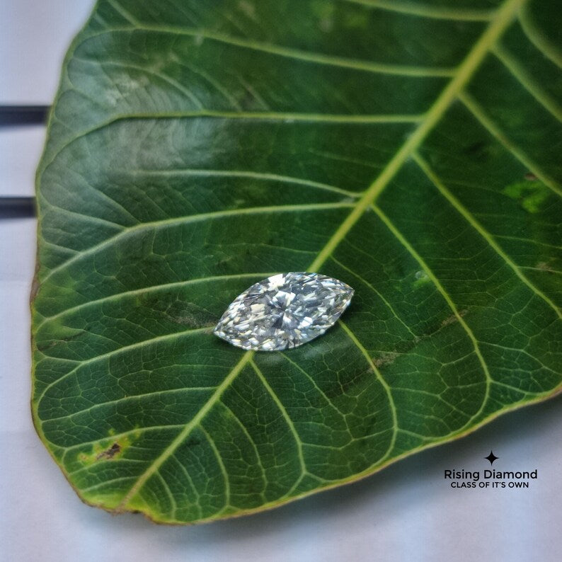 4.0 CT Marquise Cut F/VS Lab Diamond For Jewelry Craft With IGI Certificate