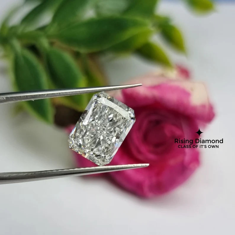 4.0 CT Radiant Cut Lab Diamond F/VS For Jewelry Craft