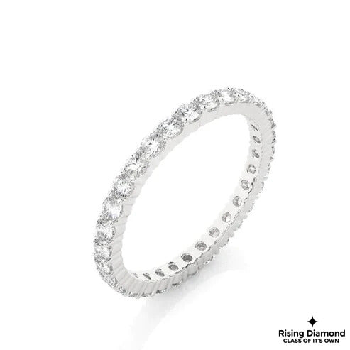 0.55 CTW Round Cut FG/VS Lab Grown Diamond Eternity Band