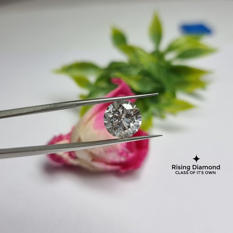 2.0 CT Round F/VS Lab Created Conflict Free Diamond With IGI Certificate