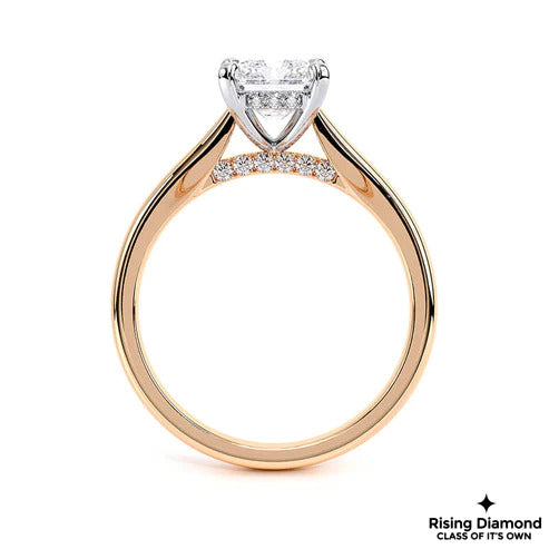 1.28 CTW Radiant Cut F/VS2 Lab Grown Diamond Solitaire Ring