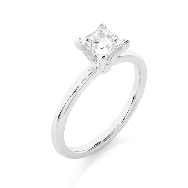 1.5 CT Princess Cut F/VS1 Lab Grown Diamond Solitaire Ring