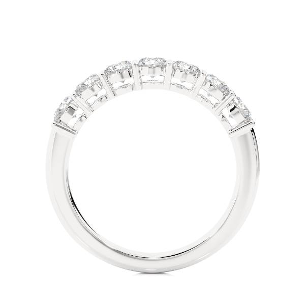 1.02 CTW Round Cut Colorless Moissanite Wedding Band