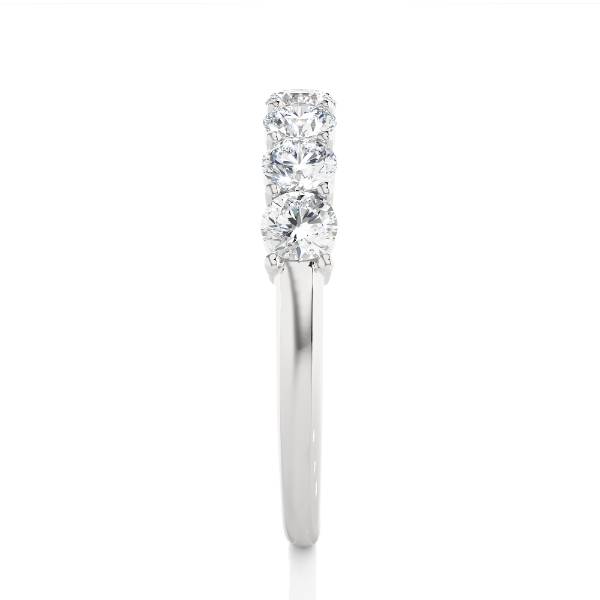 1.02 CTW Round Cut Colorless Moissanite Wedding Band