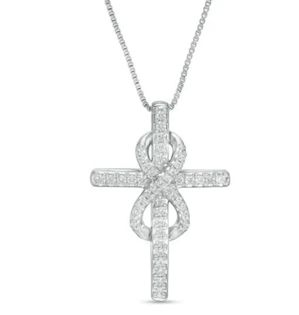 4.5 TCW Round Cut D-VS Lab Grown Diamond Hip Hop Cross Pendant