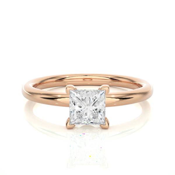 1.5 CT Princess Cut F/VS1 Lab Grown Diamond Solitaire Ring