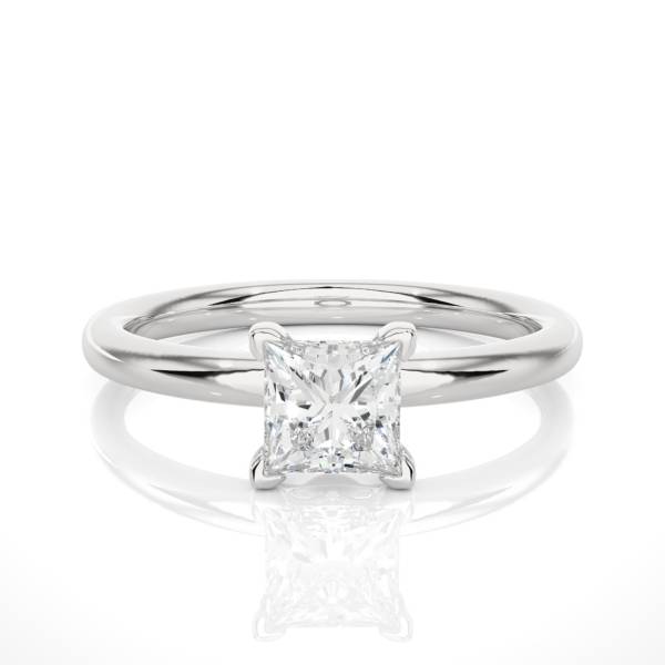 1.5 CT Princess Cut F/VS1 Lab Grown Diamond Solitaire Ring