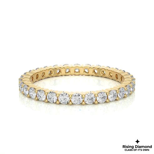 0.55 CTW Round Cut FG/VS Lab Grown Diamond Eternity Band